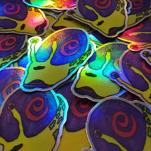 Load image into Gallery viewer, Squalor Snail Holographic Sticker Pack