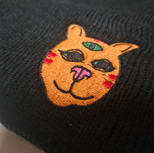 Load image into Gallery viewer, Three-Eyed Cat Beanie
