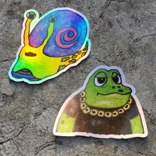 Load image into Gallery viewer, Squalor Snail Holographic Sticker Pack
